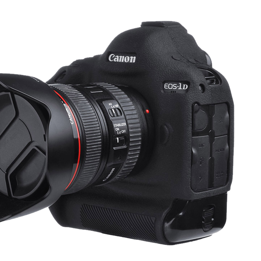 ORMY スキンカバー シリコン保護ケース Canon EOS 1DX ブラック