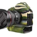 ORMY スキンカバー シリコン保護ケース Canon EOS 1DXカ モフラージュ