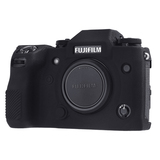 ORMY スキンカバー シリコン保護ケース FUJIFILM X-H1 ブラック