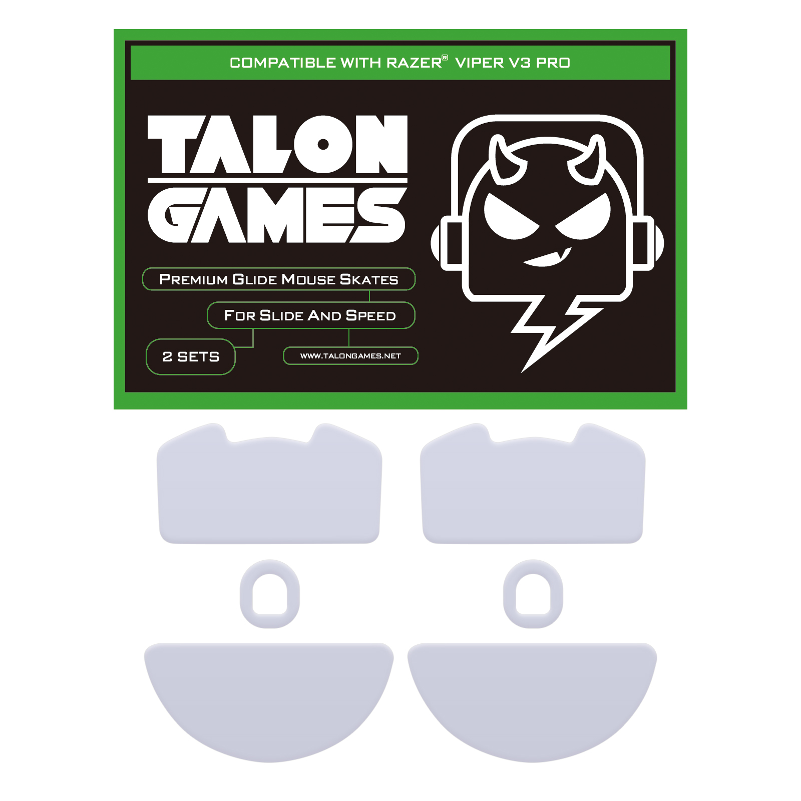Razer Viper V3 Pro ホワイト TALONGAMES 1 Pack TALONGAMES Mouse Grip Tape for Razer Viper V3 Pro Wireless