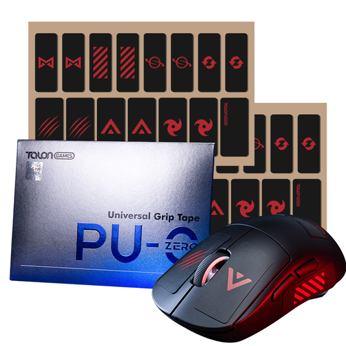 TALONGAMES PU-0 Universal 0.3mm Ultra-Thin Mouse Grip Tape Red