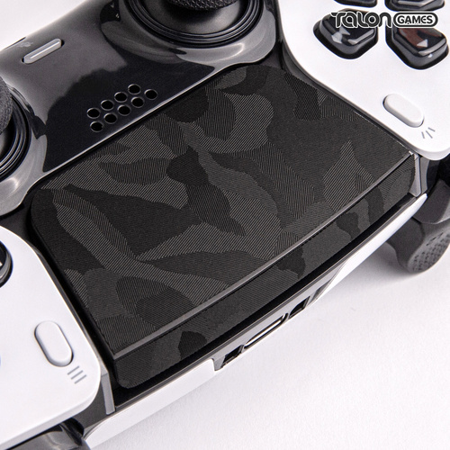 TALONGAMES PS5 DualSense Edge コントローラー 用 タッチパッド プロテクター (ミラージュ迷彩 ブラック)