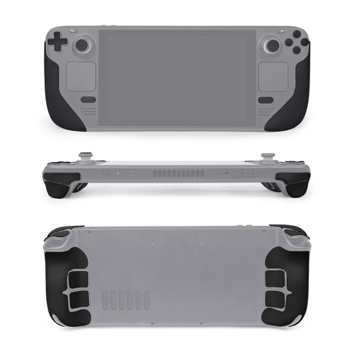 【アクションボタン図形提示無し】TALONGAMES Steam Deck コントローラーグリップクラシックバージョン（グリップ部分+十字キーパッド+ボタン+トリガー，ブラック）