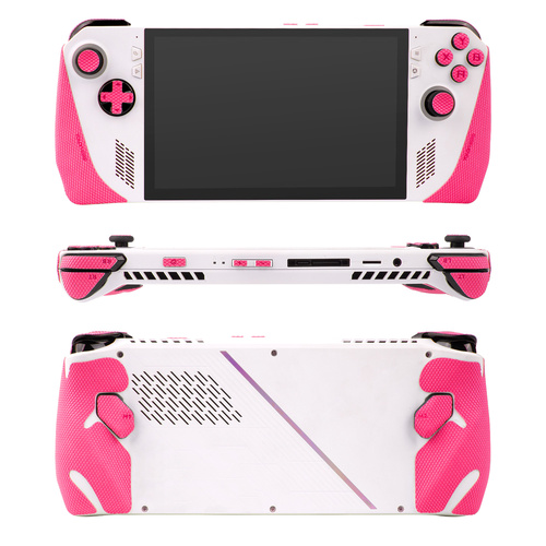 【アクションボタン図形提示付き】TALONGAMES ROG Ally コントローラーグリップ &nbsp;Proバージョン &nbsp;（グリップ部分 + 十字キーパッド + ボタン + トリガー ,蛍光ピンク)