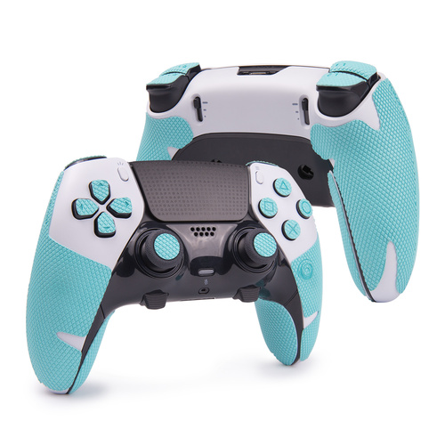 【アクションボタン図形提示付き】TALONGAMES PS5 DualSense Edge コントローラーグリップProバージョン（グリップ部分+十字キーパッド+ボタン+トリガー,ブルー）