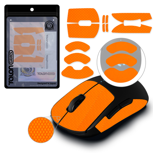 TALONGAMES マウスグリップ テープ Logicool G PRO ワイヤレス用（サニーオレンジ）