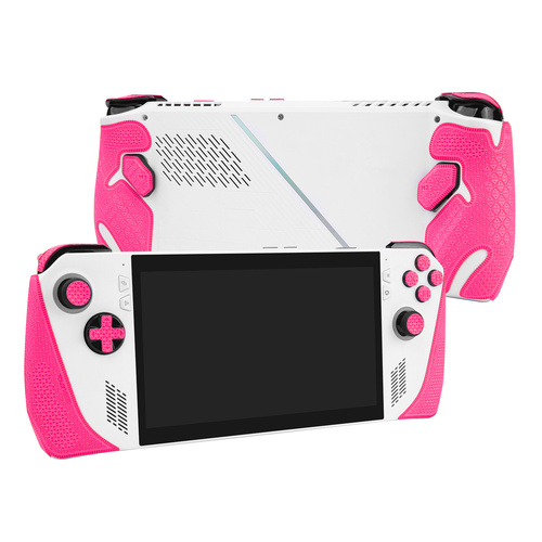 【アクションボタン図形提示付き】TALONGAMES ROG Ally コントローラーグリップ &nbsp;&nbsp;Ultraバージョン （グリップ部分+十字キーパッド+ボタン+トリガー，蛍光ピンク）