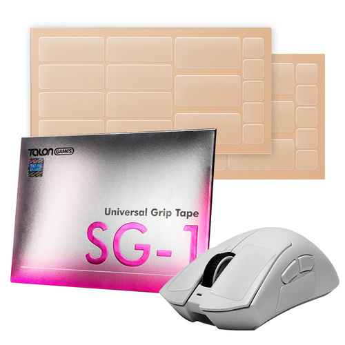 TALONGAMES SG-1 汎用型 透明 0.27mm極薄 マウスグリップテープ