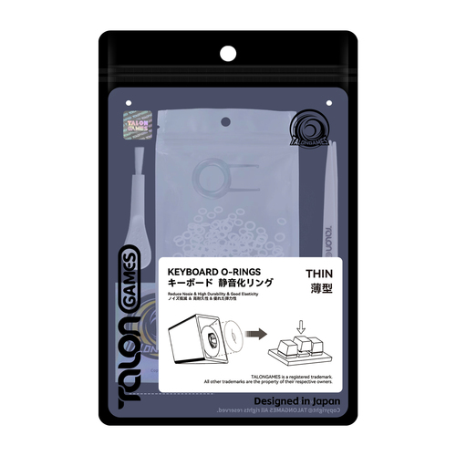 TALONGAMES 静音化リング メカニカル キーボードに対応 &nbsp;(薄型, ホワイト)