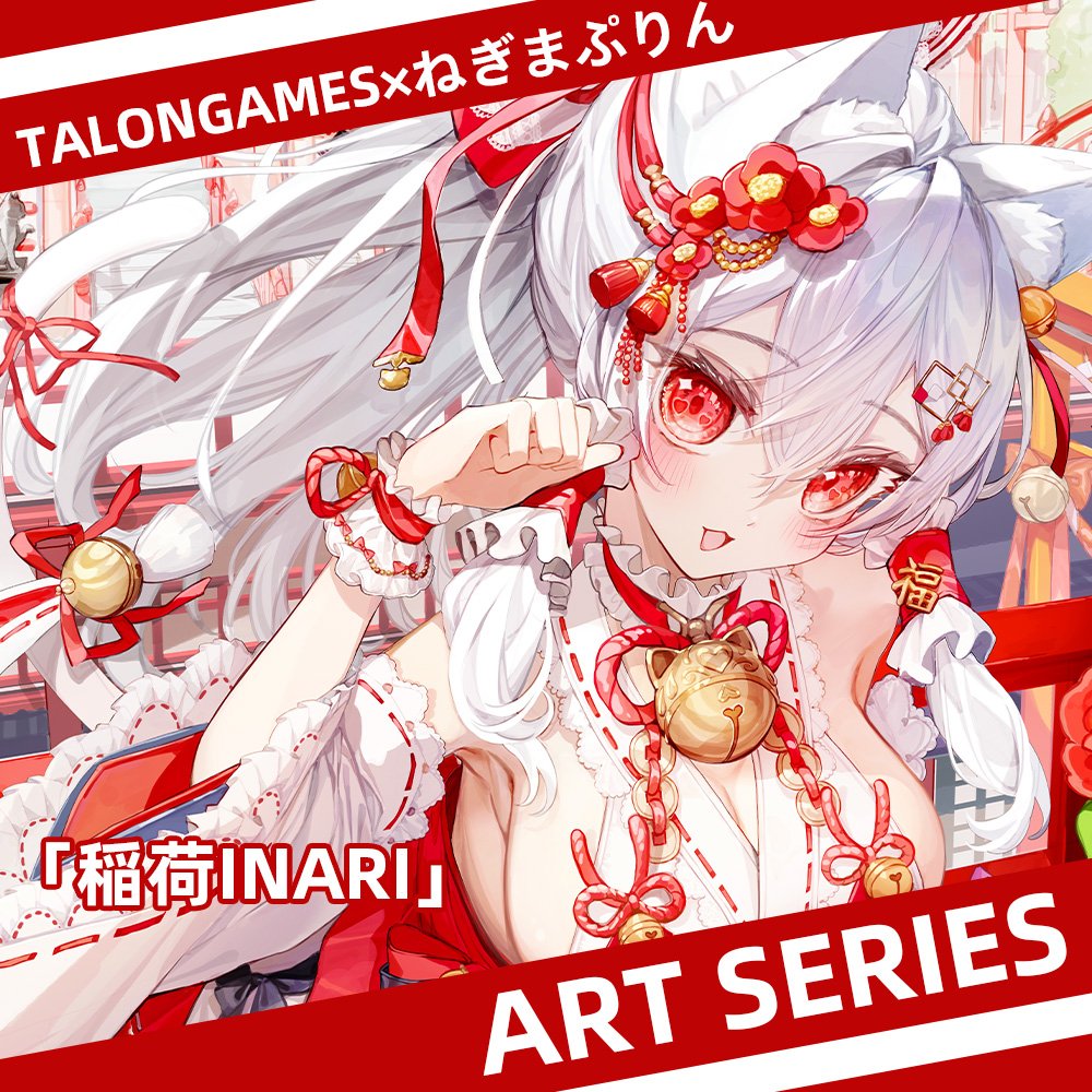 TALONGAMES　稲荷　INARI　ガラスマウスパッド TALONGAMES ULTRAPAD ART シリーズ 稲荷 INARI ゲーミングガラスマウス