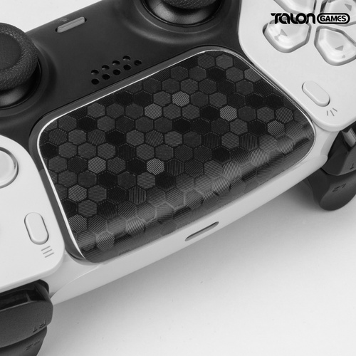 TALONGAMES PS5 コントローラー 用 タッチパッド プロテクター (ハニカムブラック)