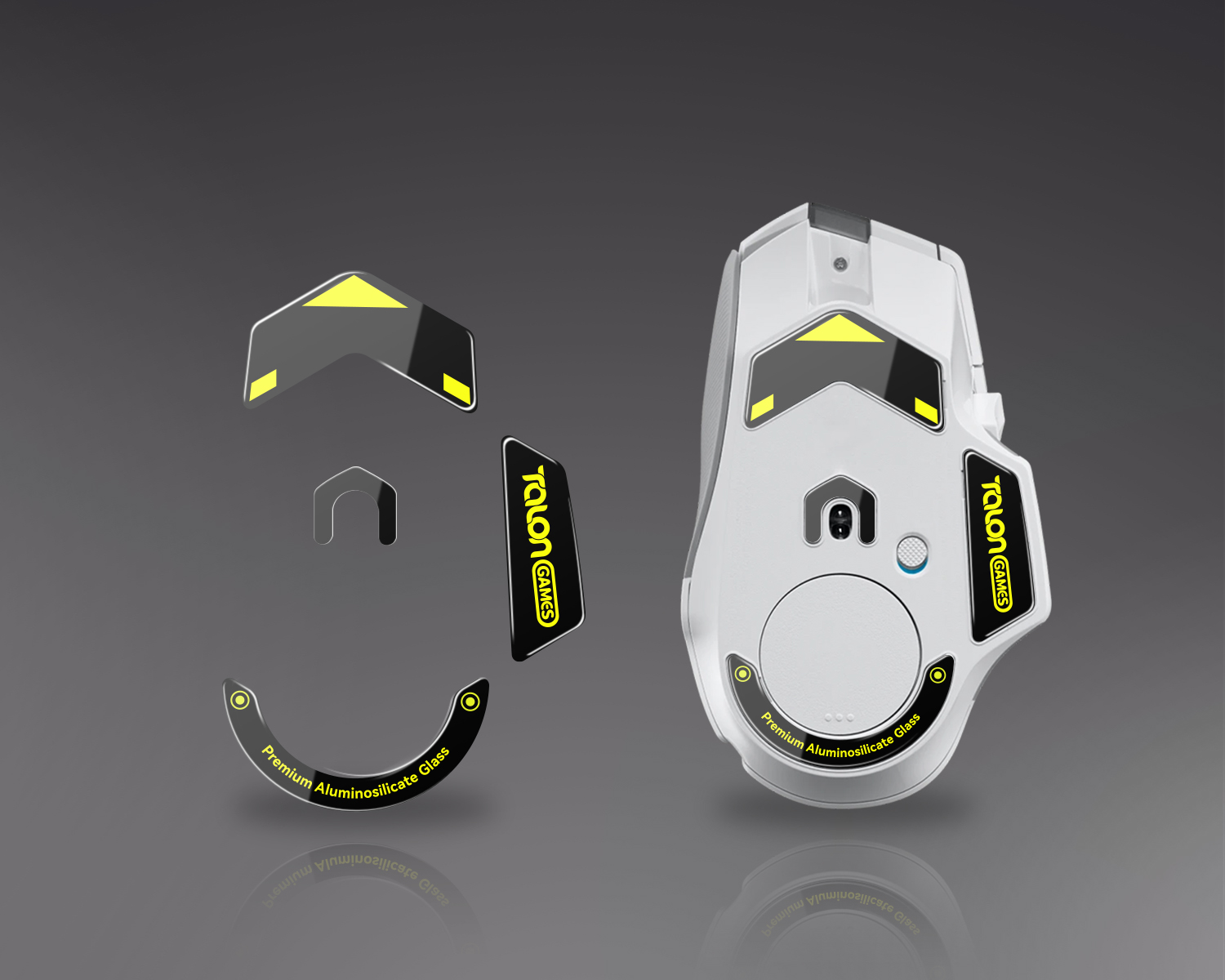 Logicool G502 WL ガラスソール ゲーミングマウス 強化ガラス素材 】TALONGAMES マウスソール Logicool G502 X