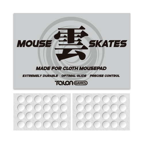 TALONGAMES 雲シリーズ マウスソール 汎用 8mm 円形 &nbsp;48PCS（クロスマウスパッド専用）