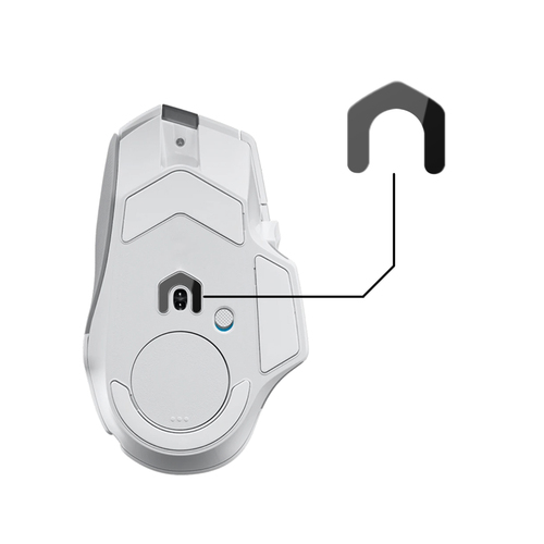 TALONGAMES Glass Mouse Skates Compatible with Logitech G502 X Wireless (only sensor sole)