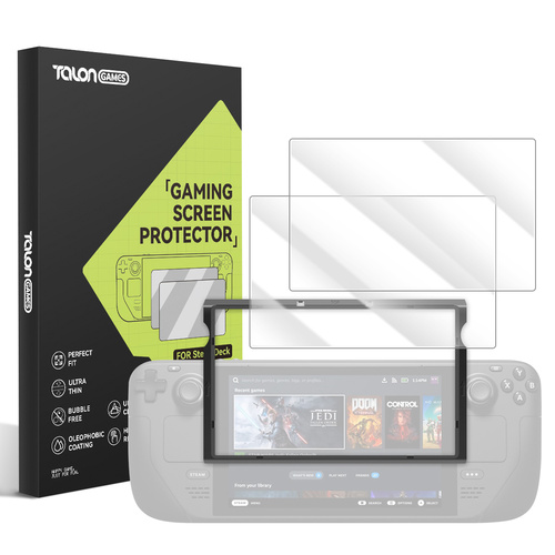 TALONGAMES &nbsp;Steam Deck 用 液晶保護 ガラスフィルム 【 0.3mm & ２枚セット】
