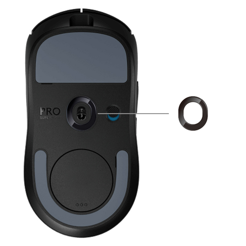 TALONGAMES Glass Mouse Feet Skates Compatible with Logitech G Pro X Superlight 2 (Only Sensor Sole)