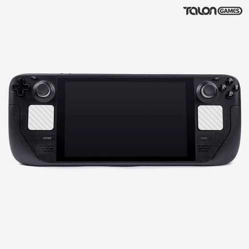 TALONGAMES Touchpad Protector for Steam Deck Trackpads (Carbon Fiber - White）