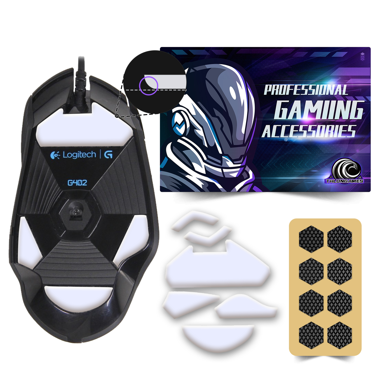 TALONGAMES ホーク シリーズ マウスソール Logicool G402