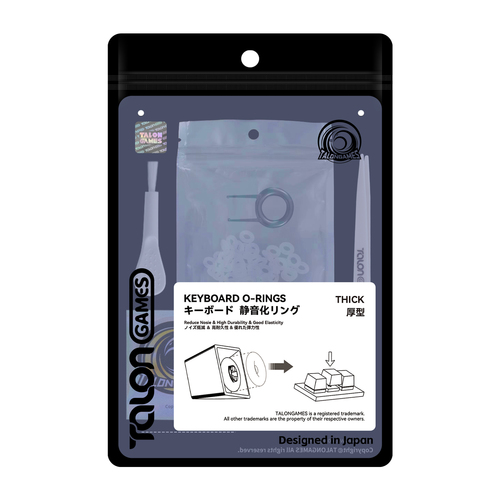 TALONGAMES 静音化リング メカニカル キーボードに対応 &nbsp;(厚型, ホワイト)