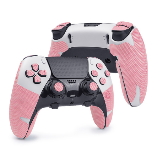 【アクションボタン図形提示付き】TALONGAMES PS5 DualSense Edge コントローラーグリップProバージョン（グリップ部分+十字キーパッド+ボタン+トリガー,ピンク）