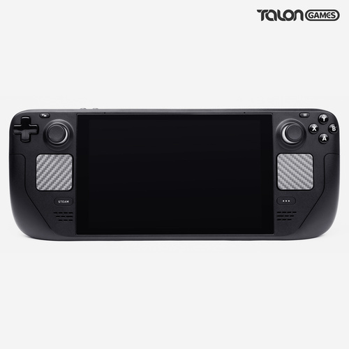 TALONGAMES Touchpad Protector for Steam Deck Trackpads (Carbon Fiber - Gray）